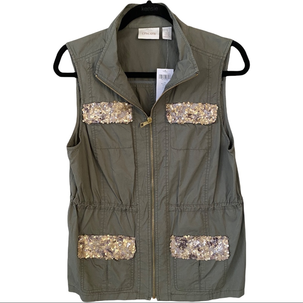 Chicos Utility Vest